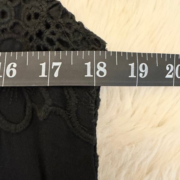 Gretchen Scott Designs Black Floral Lace Sleeveless Shift Dress Small NWT - Picture 10 of 11